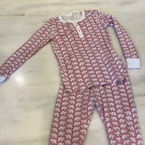 Roller Rabbit Pink Elephant Kids Pajama Set